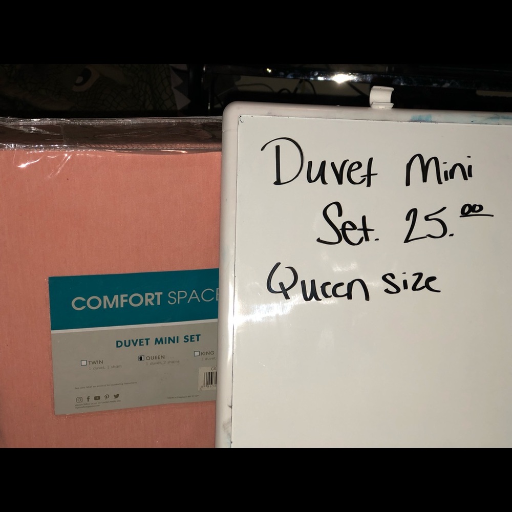 Queen size duvet set